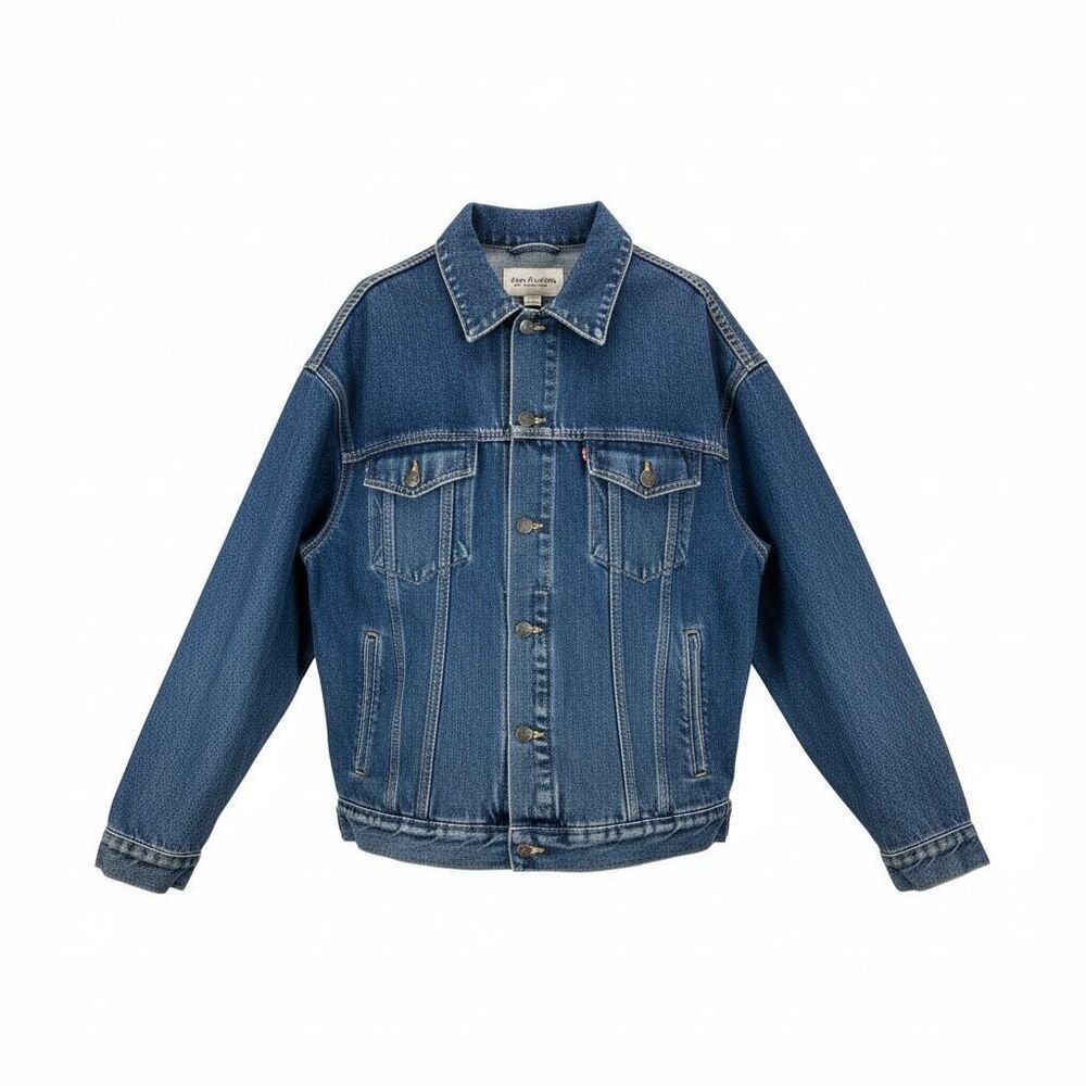 Vintage 90s Marlboro Country Store Denim Trucker Jacket XL NEW Western Americana